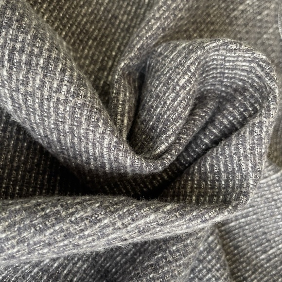 PATRIK ERVELL Men's Cotton Knitted Flannel Button Down Shirt in Gray size Small - Picture 3 of 5